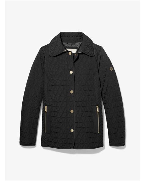 michael kors quilted barn jacket|michael kors lightweight puffer jacket.